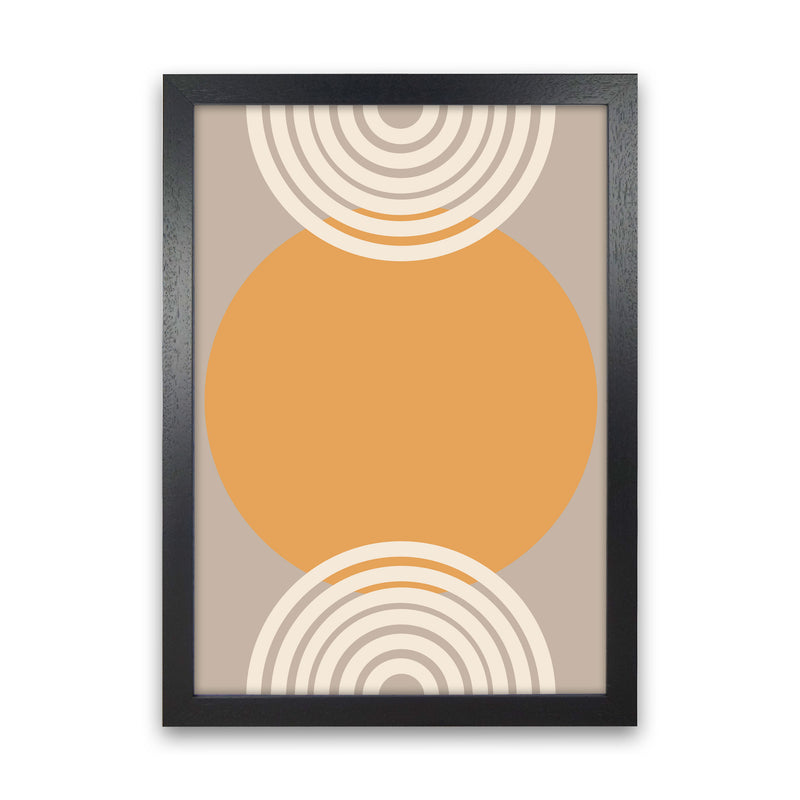 Autumn Orla abstract Art Print by Pixy Paper Black Grain