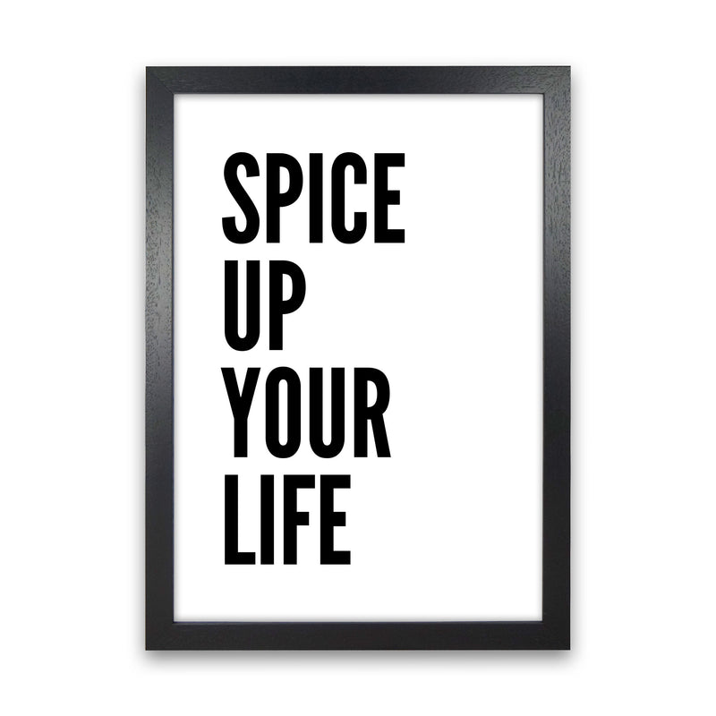 Spice Up Your Life Art Print by Pixy Paper Black Grain