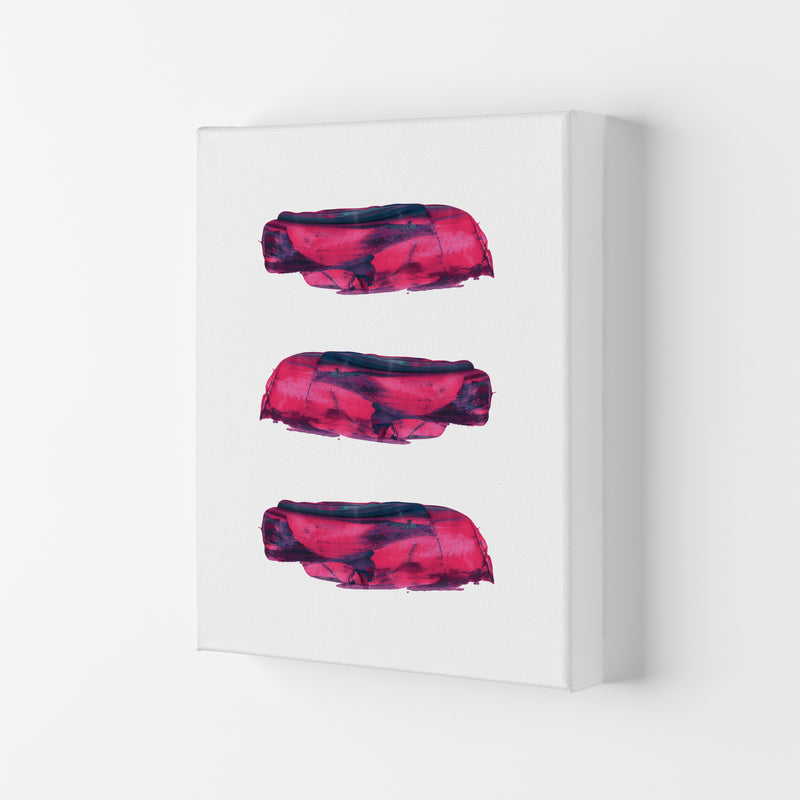 Pink And Purple Abstract Paint Strokes Modern Print Canvas