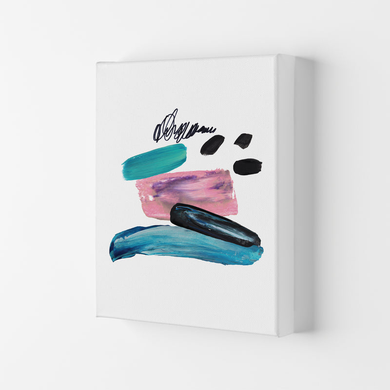 Pink And Teal Abstract Artboard Modern Print Canvas