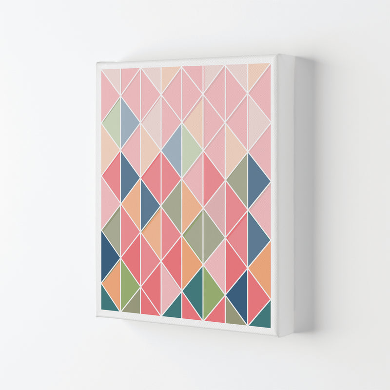 Full Colour Abstract Geo Modern Print Canvas
