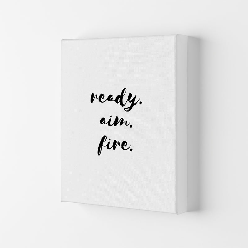 Ready Aim Fire, Bathroom Modern Print, Framed Bathroom Wall Art Canvas