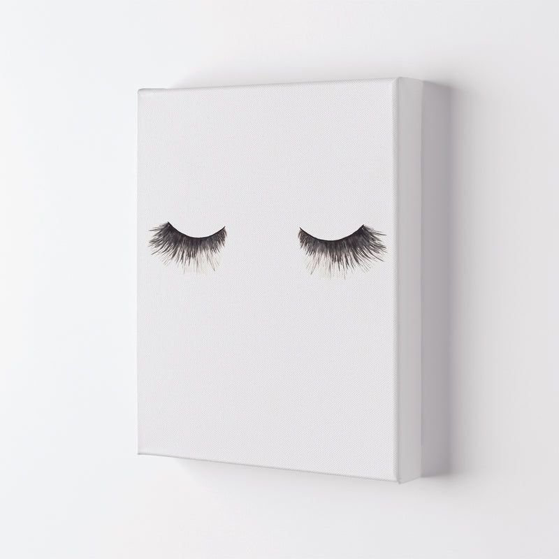 Eyelashes Modern Print Canvas