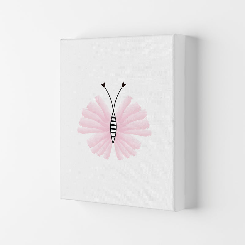 Pink Butterfly Modern Print Animal Art Print Canvas