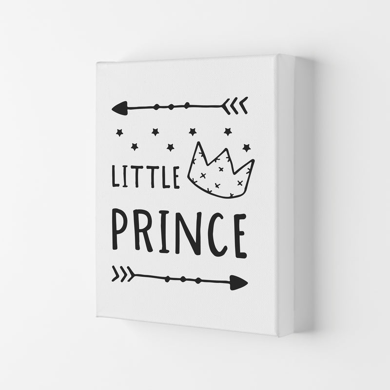 Little Prince Black Framed Nursey Wall Art Print Canvas