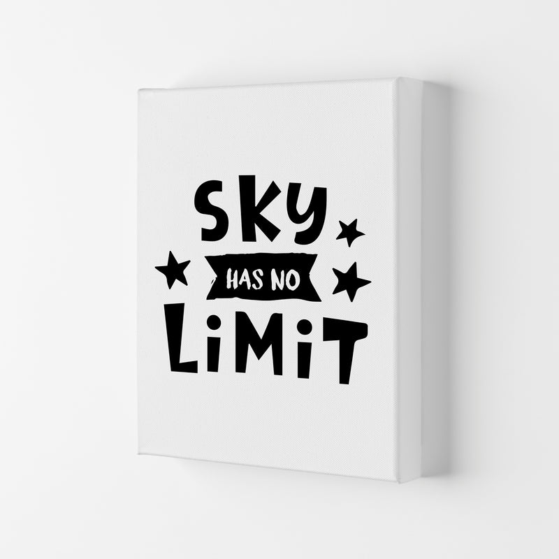 Sky Has No Limit Framed Nursey Wall Art Print Canvas
