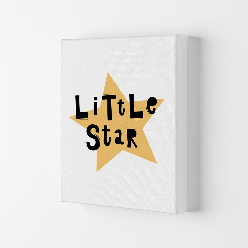 Little Star Scandi Framed Typography Wall Art Print Canvas