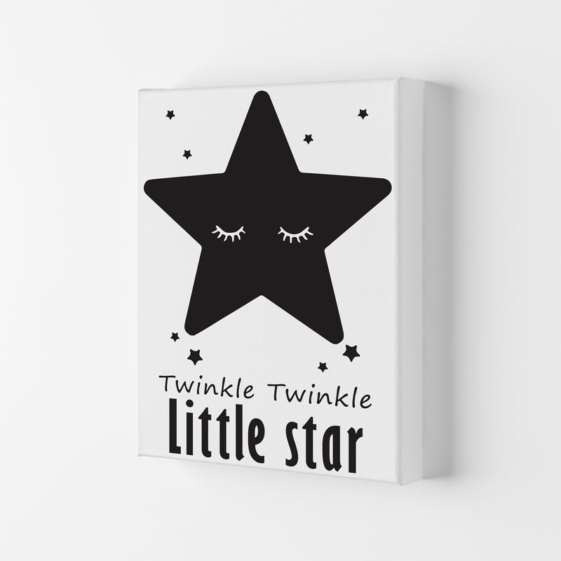Twinkle Twinkle Little Star Framed Nursey Wall Art Print Canvas