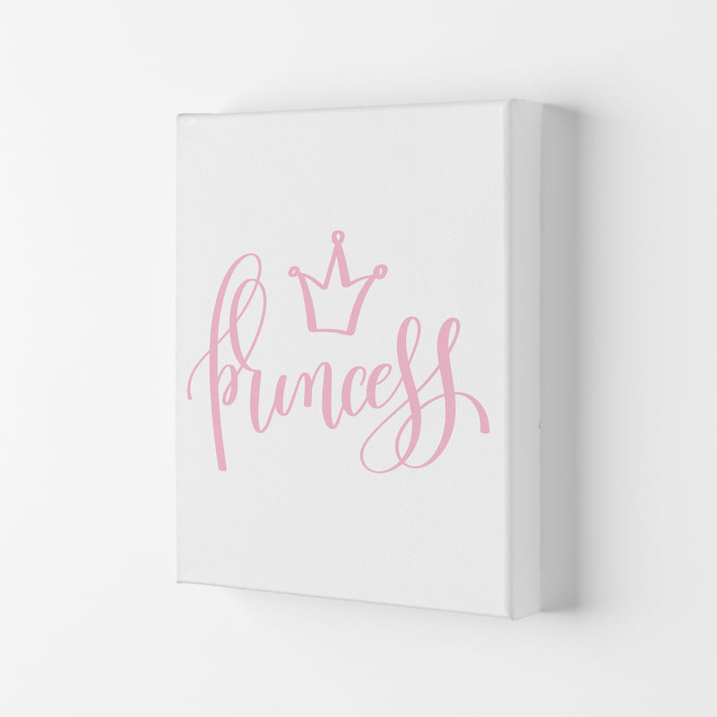 Princess Pink Framed Nursey Wall Art Print Canvas