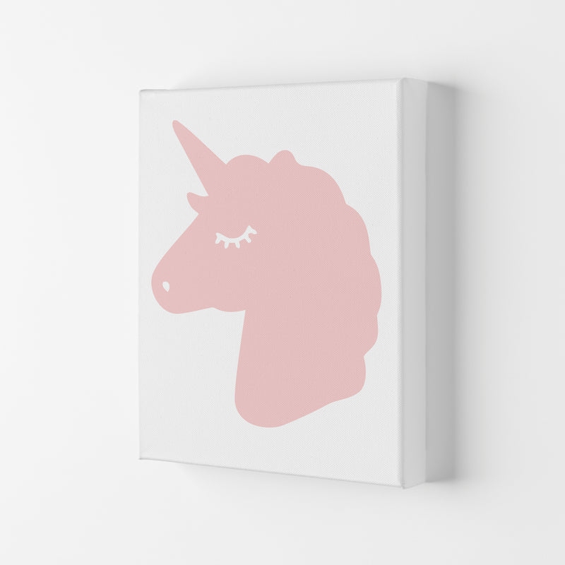 Pink Unicorn Head Modern Print Animal Art Print Canvas