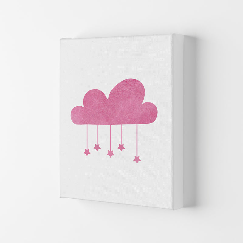 Pink Cloud Watercolour Modern Print Canvas