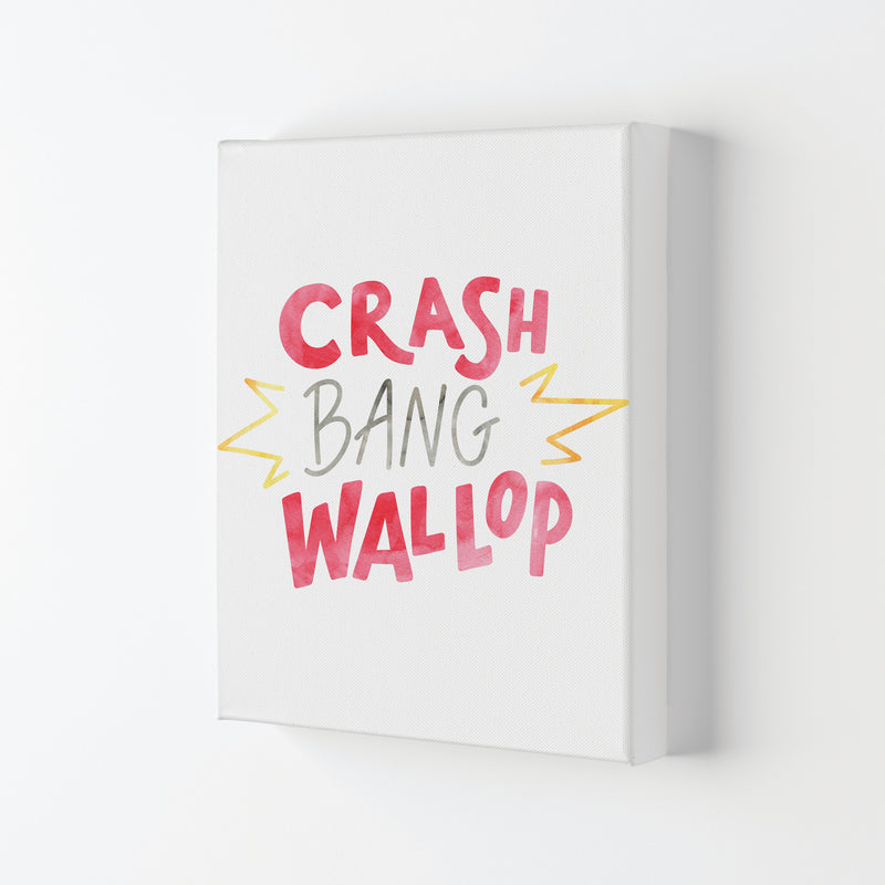 Crash Bang Wallop Watercolour Modern Print Canvas