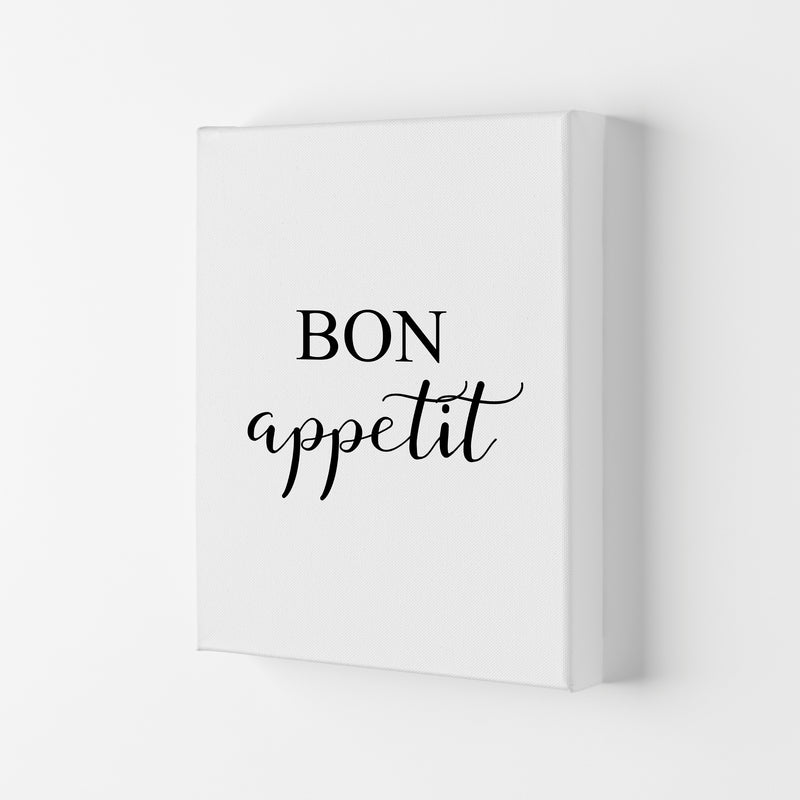 Bon Appetit Framed Typography Wall Art Print Canvas