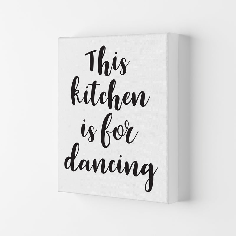 This Kitchen Is For Dancing Modern Print, Framed Kitchen Wall Art Canvas