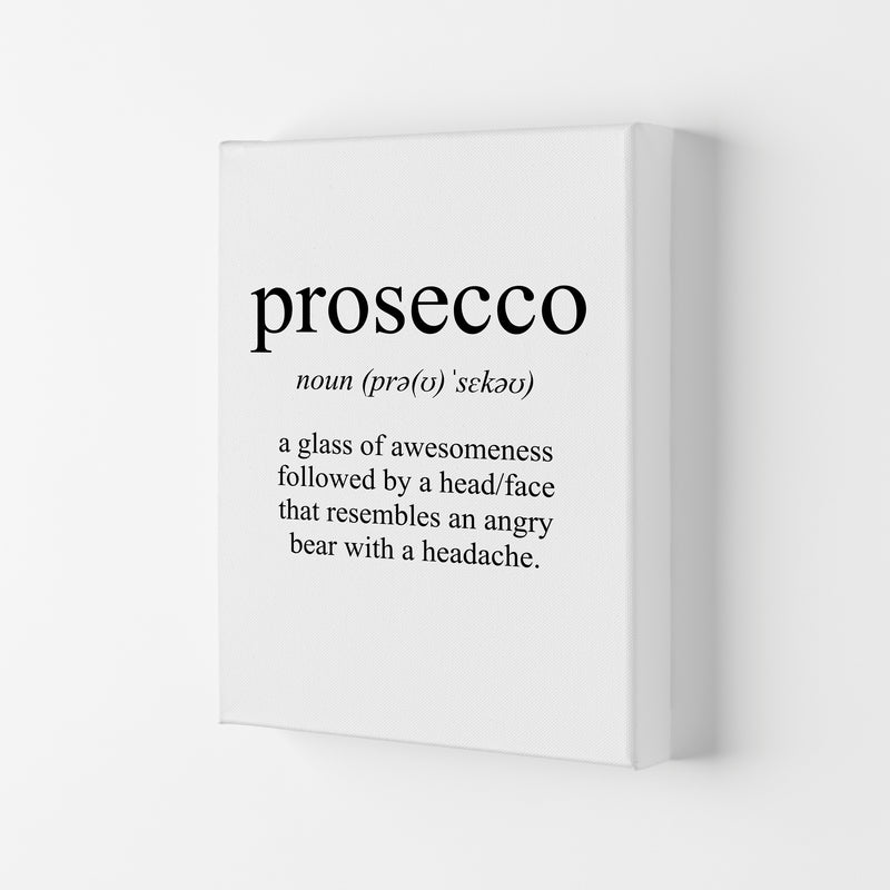 Prosecco Framed Typography Wall Art Print Canvas