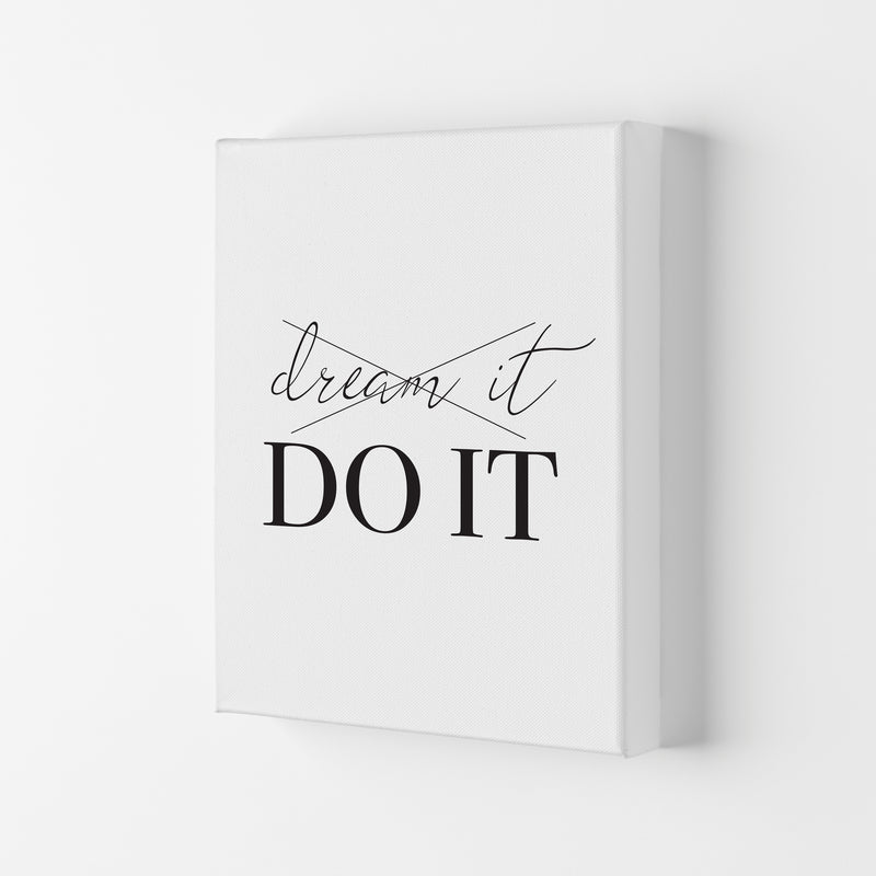 Dream it Do It Framed Typography Wall Art Print Canvas