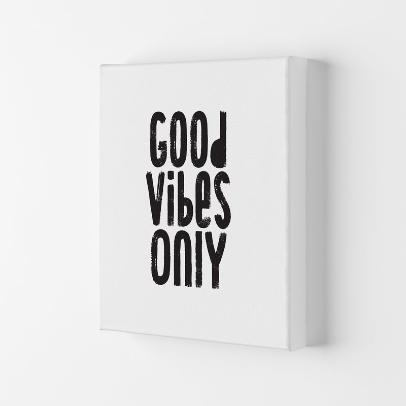 Good Vibes Only Framed Typography Wall Art Print Canvas
