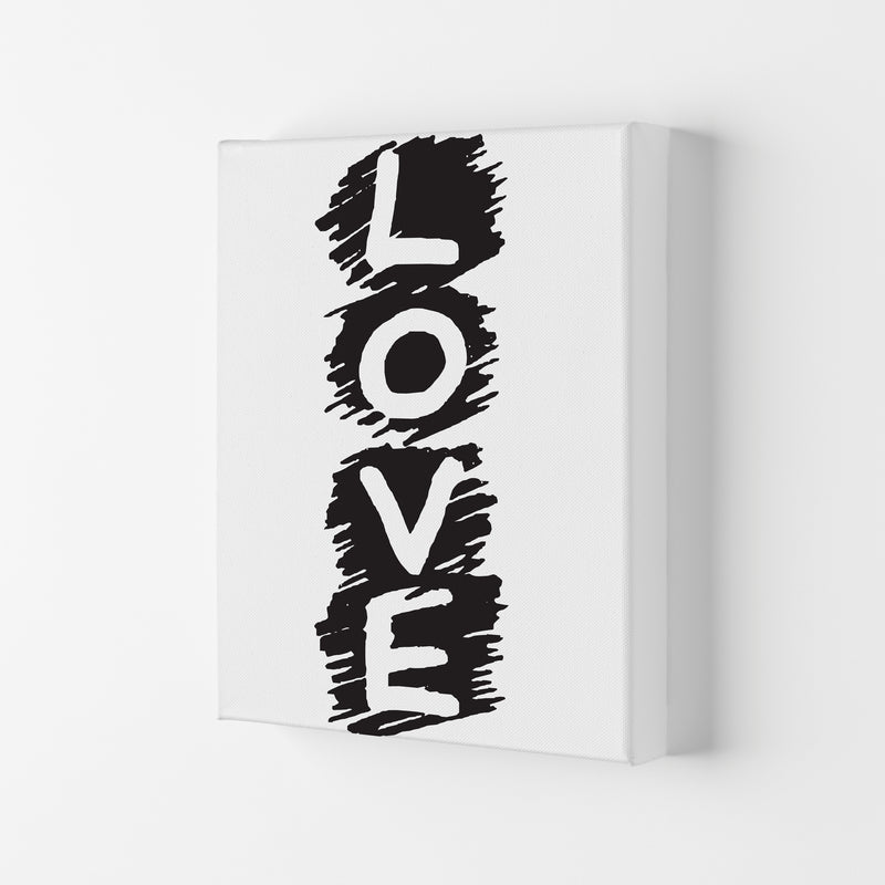 Love Framed Typography Wall Art Print Canvas