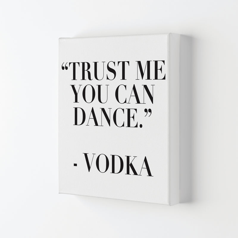 Trust Me You Can Dance Modern Print, Framed Kitchen Wall Art Canvas