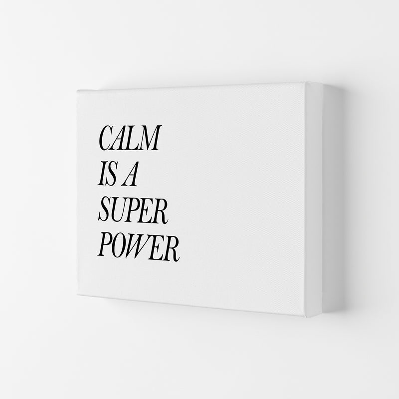 Calm Is A Superpower Framed Typography Wall Art Print Canvas