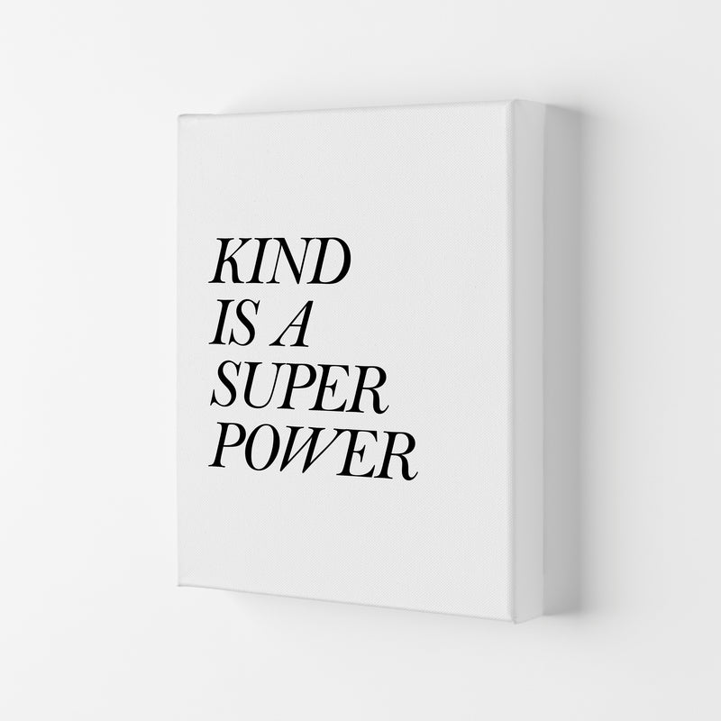 Kind Is A Superpower Framed Typography Wall Art Print Canvas