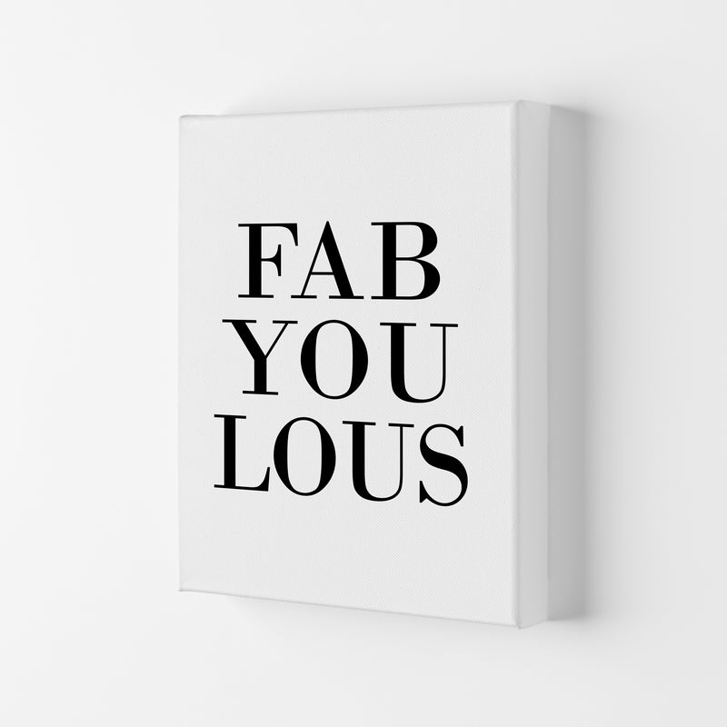 Fabyoulous Framed Typography Wall Art Print Canvas