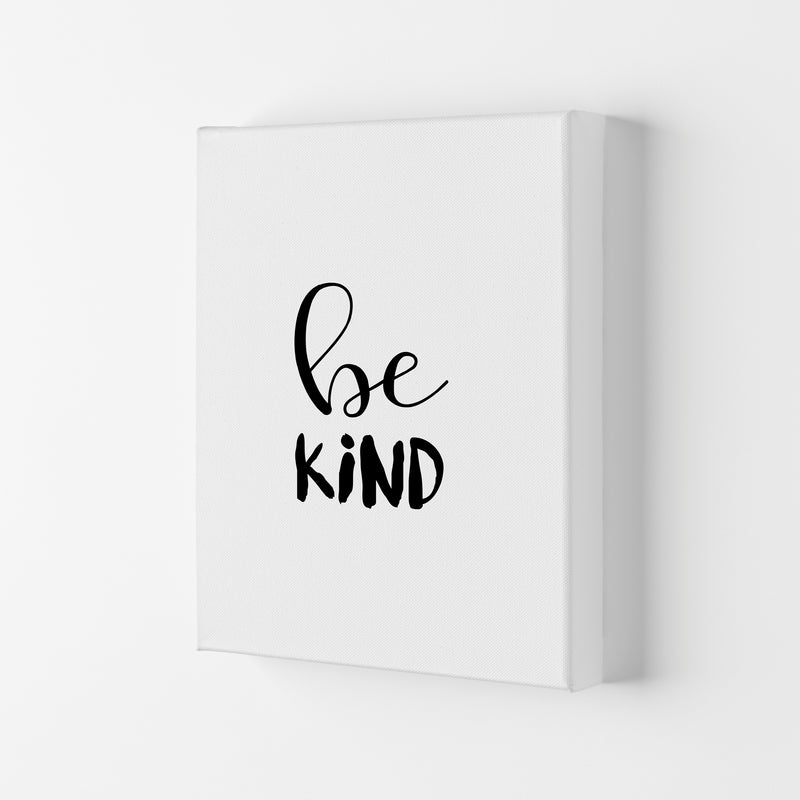 Be Kind Framed Typography Wall Art Print Canvas