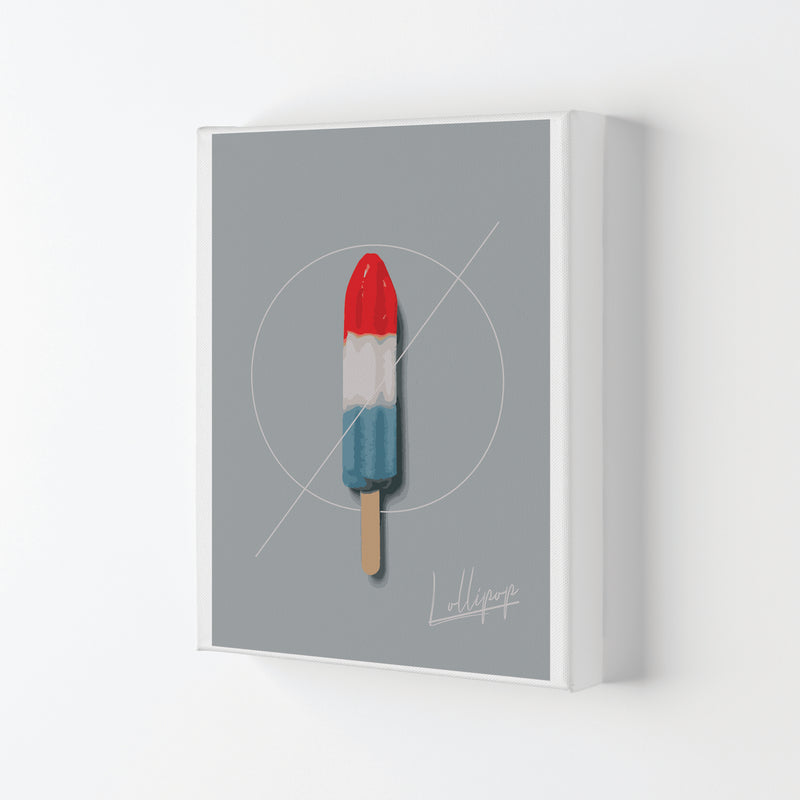 Ice Lolly Modern Print, Framed Kitchen Wall Art Canvas