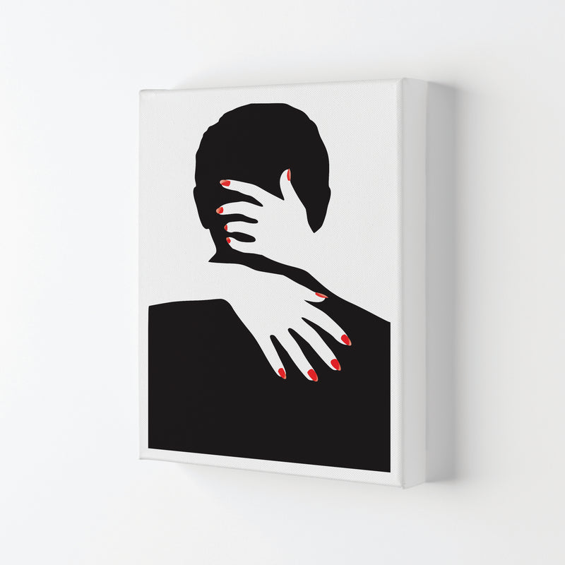 Abstract Man And Hands Modern Print Canvas