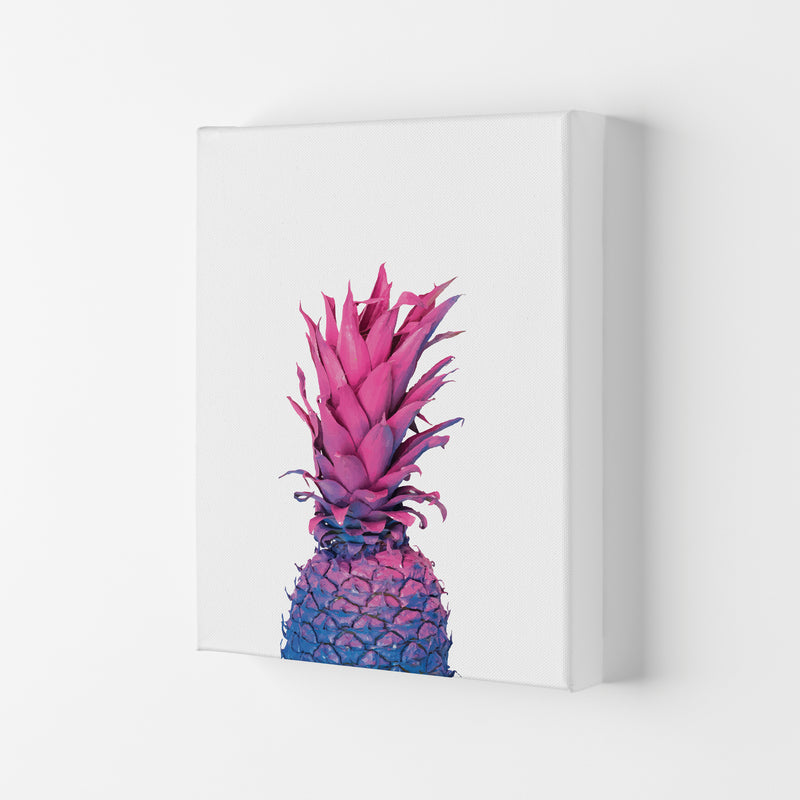 Purple And Blue Pineapple Modern Print Canvas