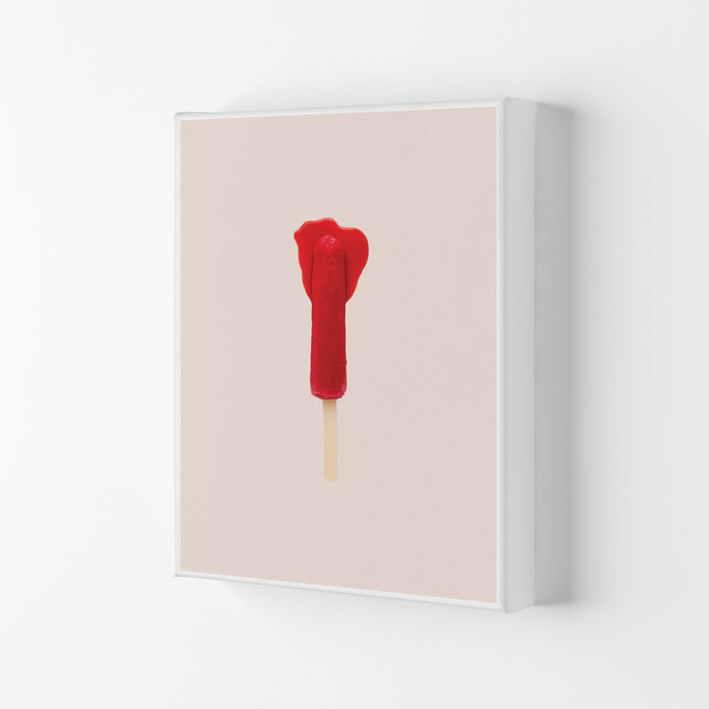Red Icepop Modern Print Canvas