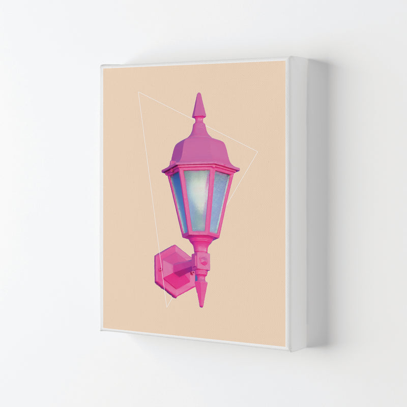 Pink Geo Lamp Modern Print Canvas