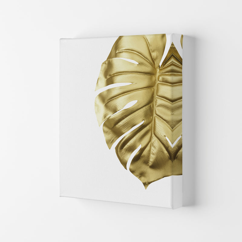 Gold Monstera Modern Print, Framed Botanical & Nature Art Print Canvas