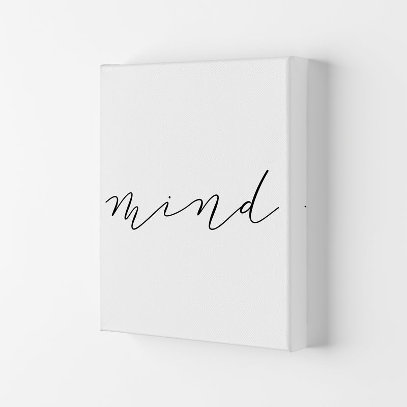 Mind Framed Typography Wall Art Print Canvas