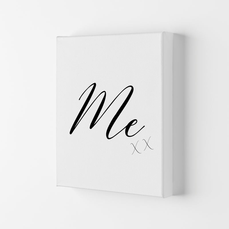Me Framed Typography Wall Art Print Canvas
