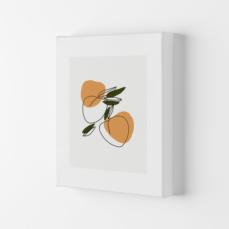 Mica Apricots N3  Art Print by Pixy Paper Canvas
