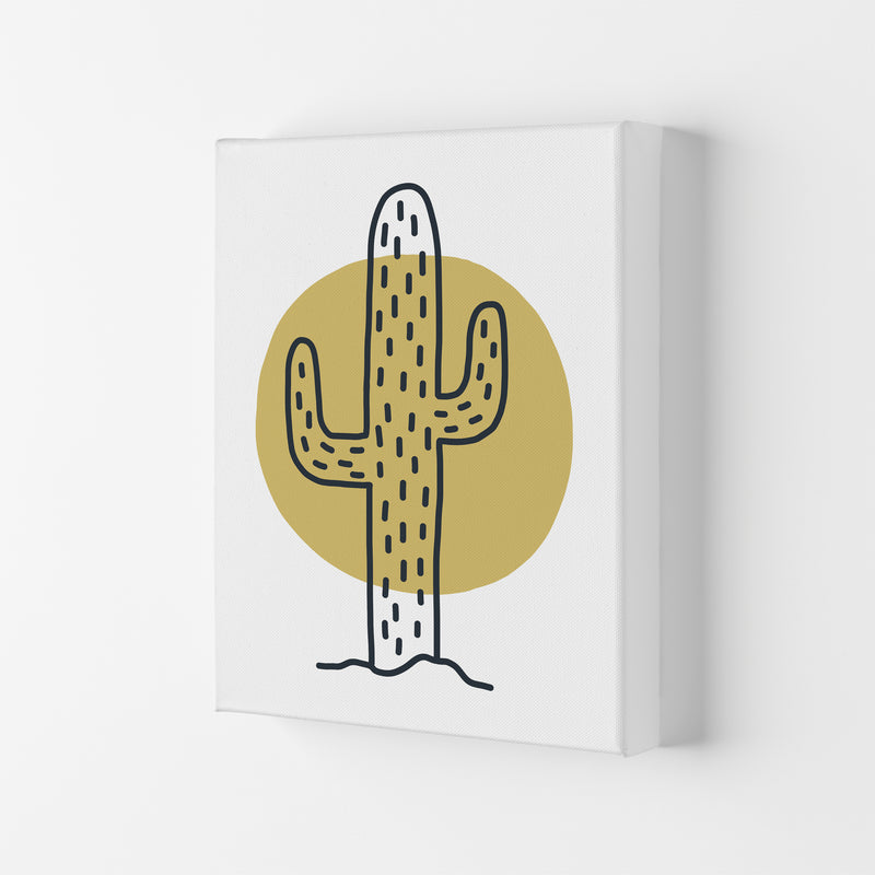 Cactus Moon  Art Print by Pixy Paper Canvas