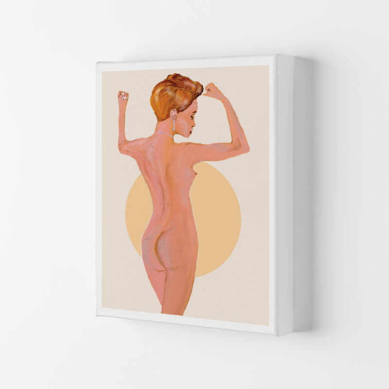Nude Woman  Art Print by Pixy Paper Canvas