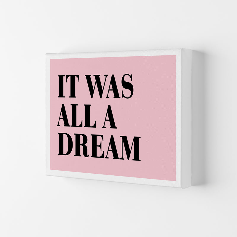 It Was All A Dream Neon Funk  Art Print by Pixy Paper Canvas