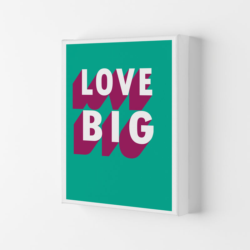 Love Big Shadow  Art Print by Pixy Paper Canvas