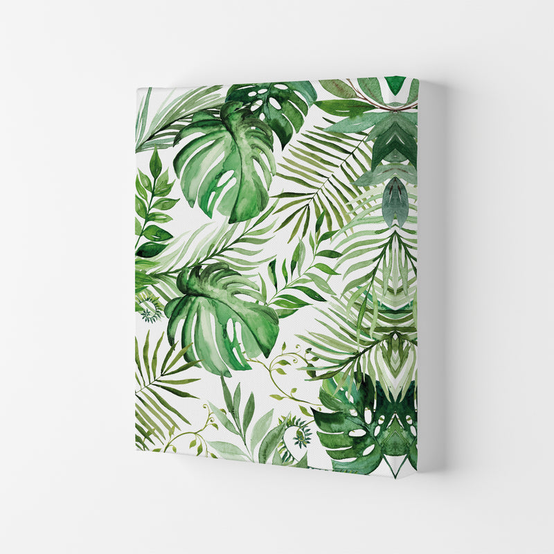 Full Page Leaves Exotic  Art Print by Pixy Paper Canvas