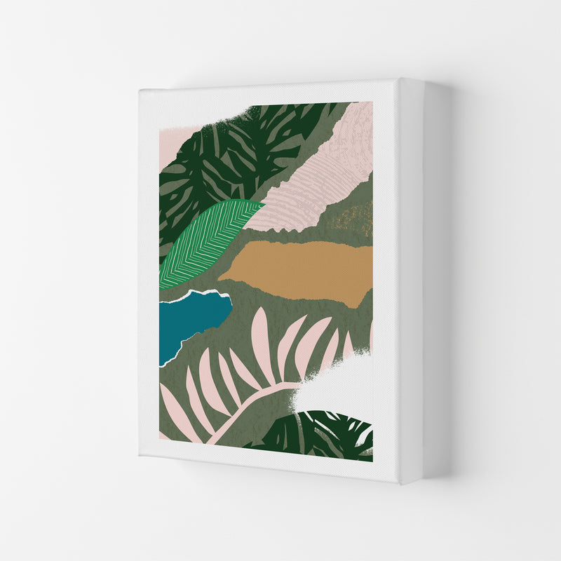Mismatch Jungle Abstract  Art Print by Pixy Paper Canvas