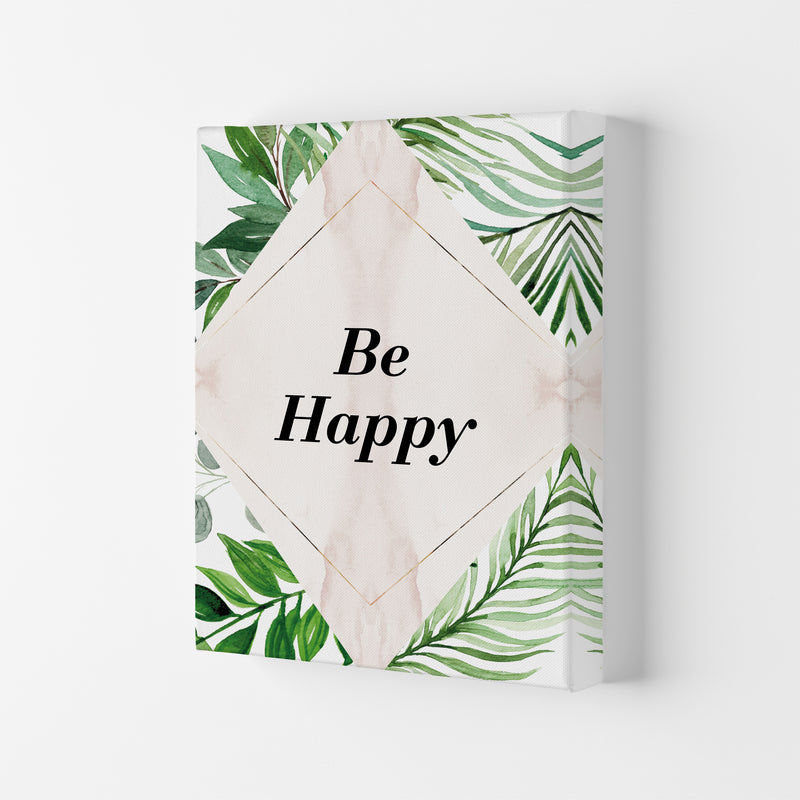 Be Happy Exotic  Art Print by Pixy Paper Canvas