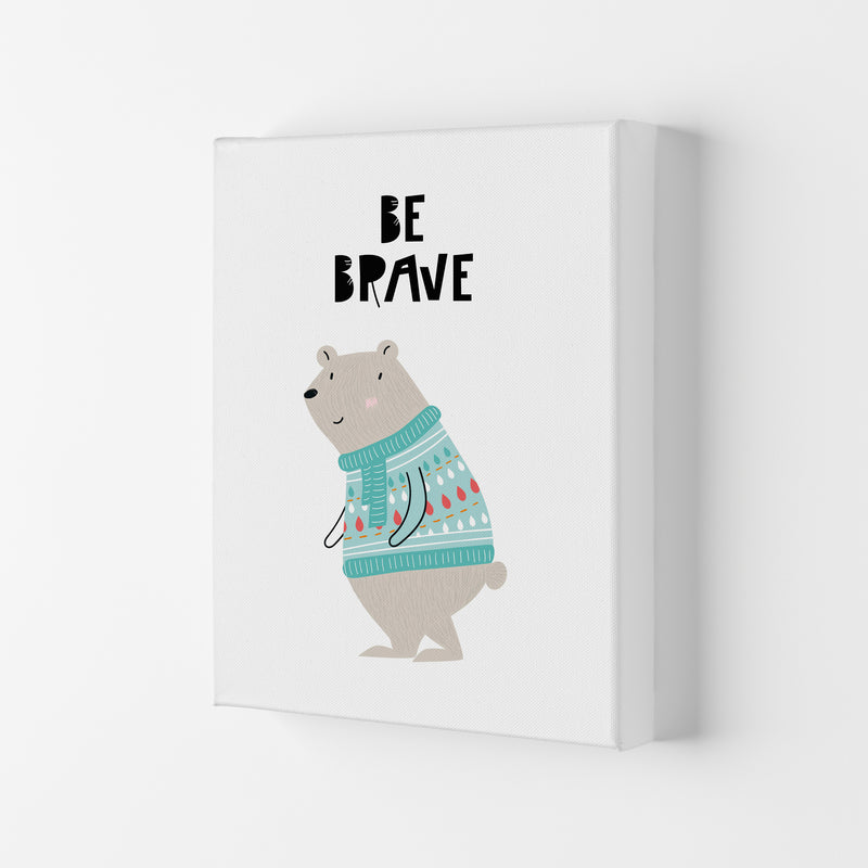 Be Brave Animal  Art Print by Pixy Paper Canvas