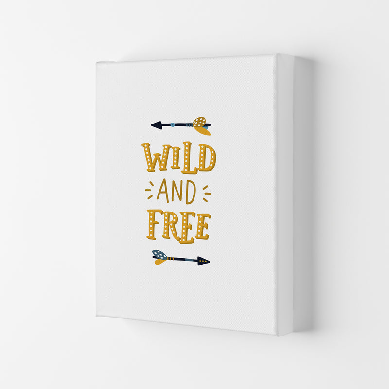 Little Explorer Wild And Free  Art Print by Pixy Paper Canvas