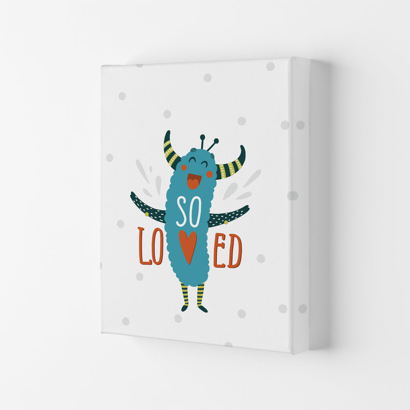 Little Monsters So Loved  Art Print by Pixy Paper Canvas