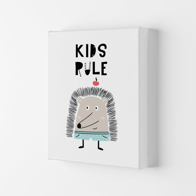 Kids Rule Animal Pop  Art Print by Pixy Paper Canvas