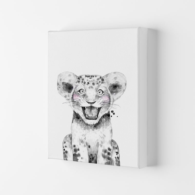 Safari Babies Tiger  Art Print by Pixy Paper Canvas