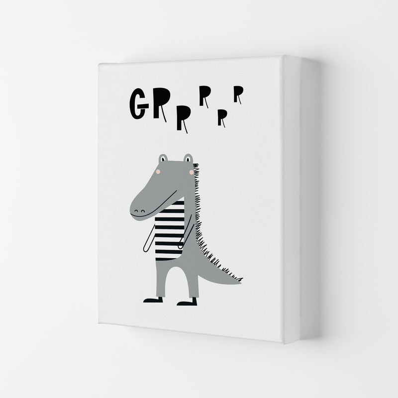 Grr Gator Animal Pop  Art Print by Pixy Paper Canvas
