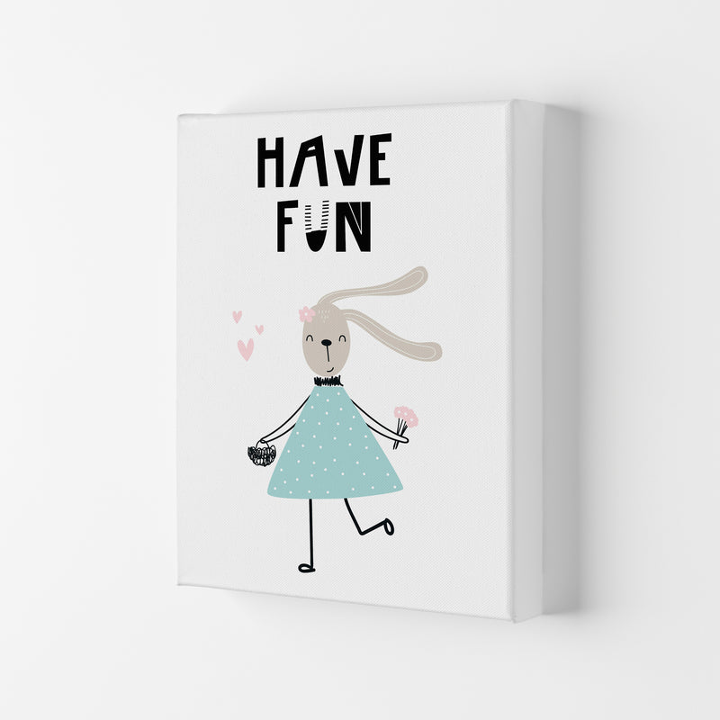 Have Fun Animal  Art Print by Pixy Paper Canvas